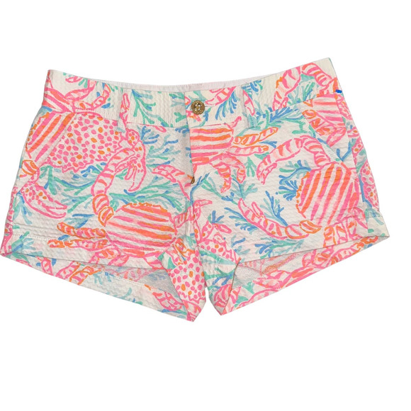 Lilly Pulitzer Getting Steamy Resort‎ White The Walsh Short Size: 4 - Picture 1 of 6